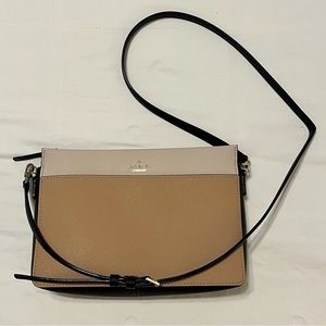 Kate Spade Tan & Black Crossbody Bag